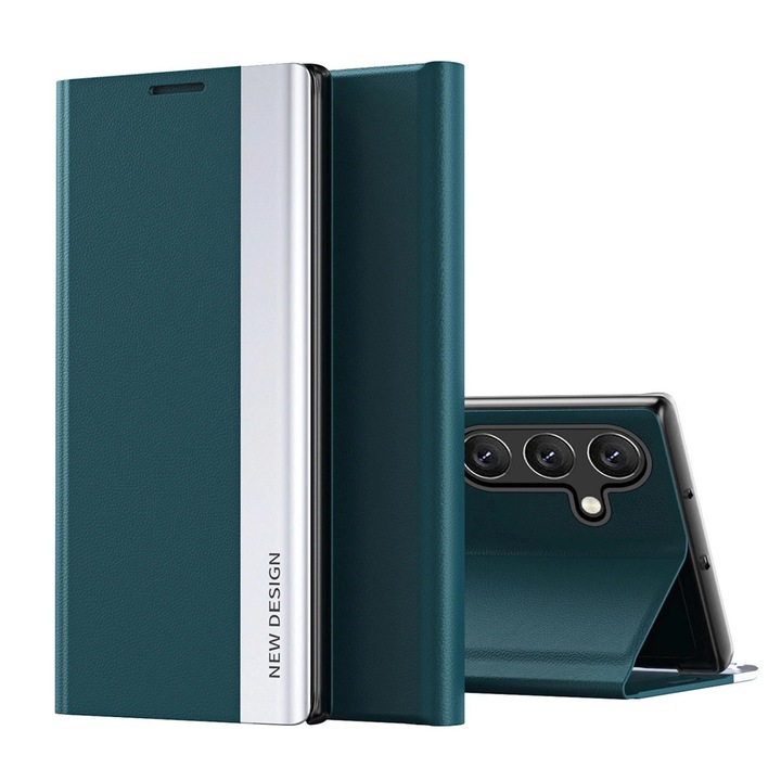 Husa Sleep Case Pro compatibila cu Samsung Galaxy A26 5G Green