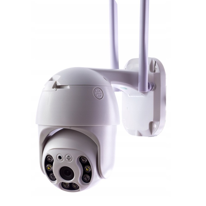 Camera de supraveghere, Generic, Wi-Fi, V380, 5MP, rotativa, exterior, detectie miscare