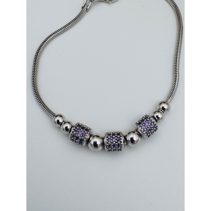 Bratara cu charmuri argint 6