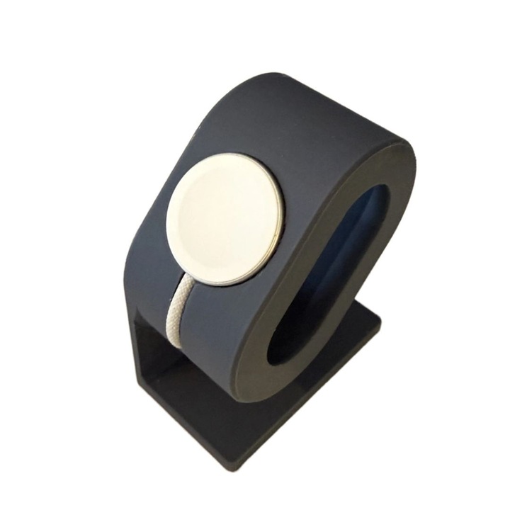 Suport Incarcare compatibil cu Apple Watch, Negru, Fara Cablu Inclus
