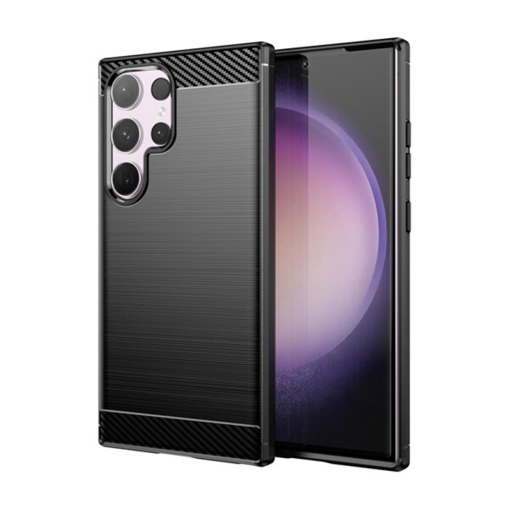 Кейс за Samsung Galaxy S25 Ultra tpu carbon black