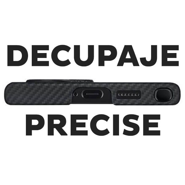 Husa Premium pentru Samsung Galaxy S25 Ultra din fibra de aramida/kevlar, MagSafe, Protectie Impotriva socurilor, Protectie Camera, Negru