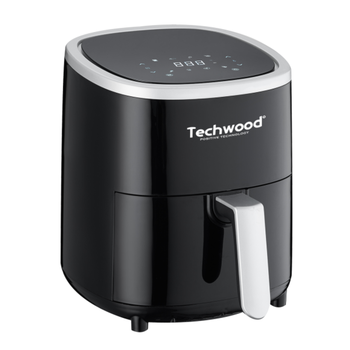 Techwood TFR-358SHD forró levegős sütő, 3,5L, 1200W, 8 program, 80 - 200 °C