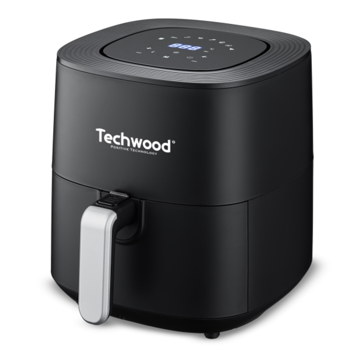 Techwood TFR-556SHD forró levegős sütő, 5,5L, 1700W, 8 program, 80 - 200 °C