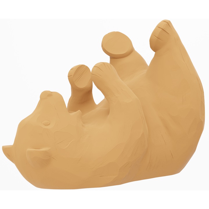 3D Borospalack Tartó, Szobrász Medve, Fa Hatású