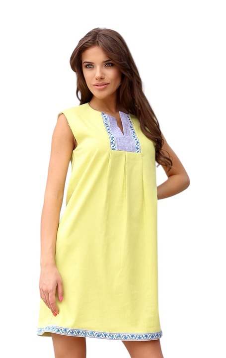 Rochie cu broderie Podium.bg, In / Viscoza