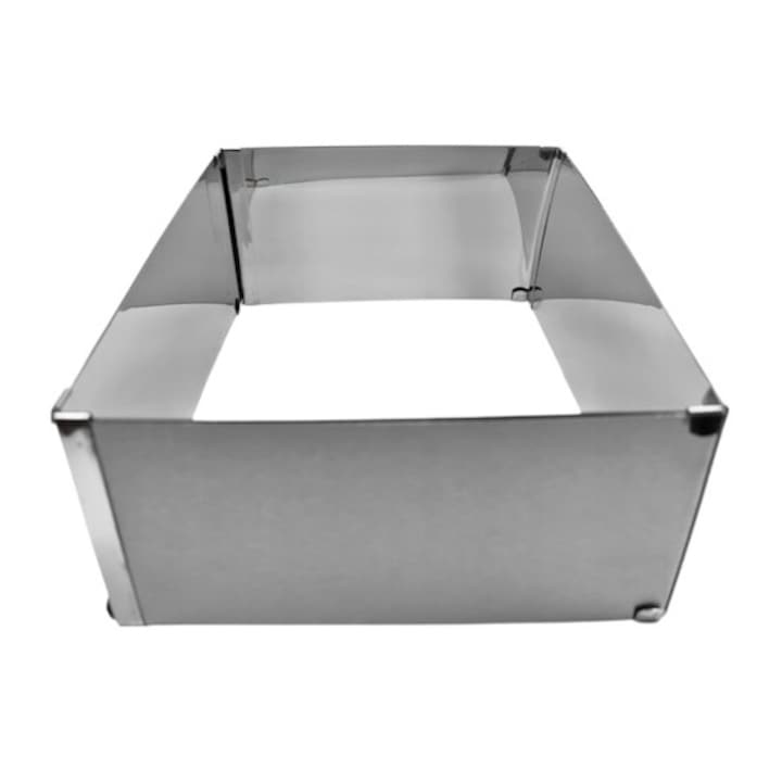 Forma dreptunghiulara reglabila de tort si placinta, inaltime 15 cm Kuchpol