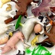 Set Figurine Animale de Ferma, Woopie, 34 piese, dimensiuni variate, culori diverse