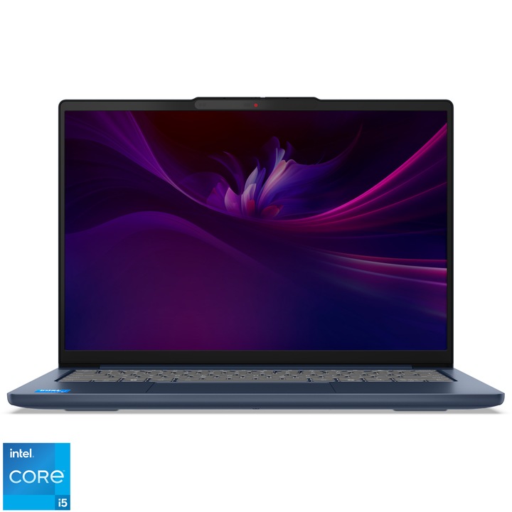 Laptop Lenovo IdeaPad Slim 5 14IRH10 cu procesor Intel Core i5-13420H pana la 4.6GHz, 14" WUXGA, IPS, 32GB DDR5 RAM, 1TB SSD, Intel UHD Graphics, No OS, Cosmic Blue