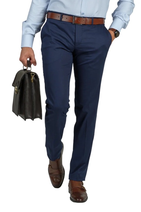 Pantalon Barbati, 0101S, Regular Fit, Bleumarin, 48 EU