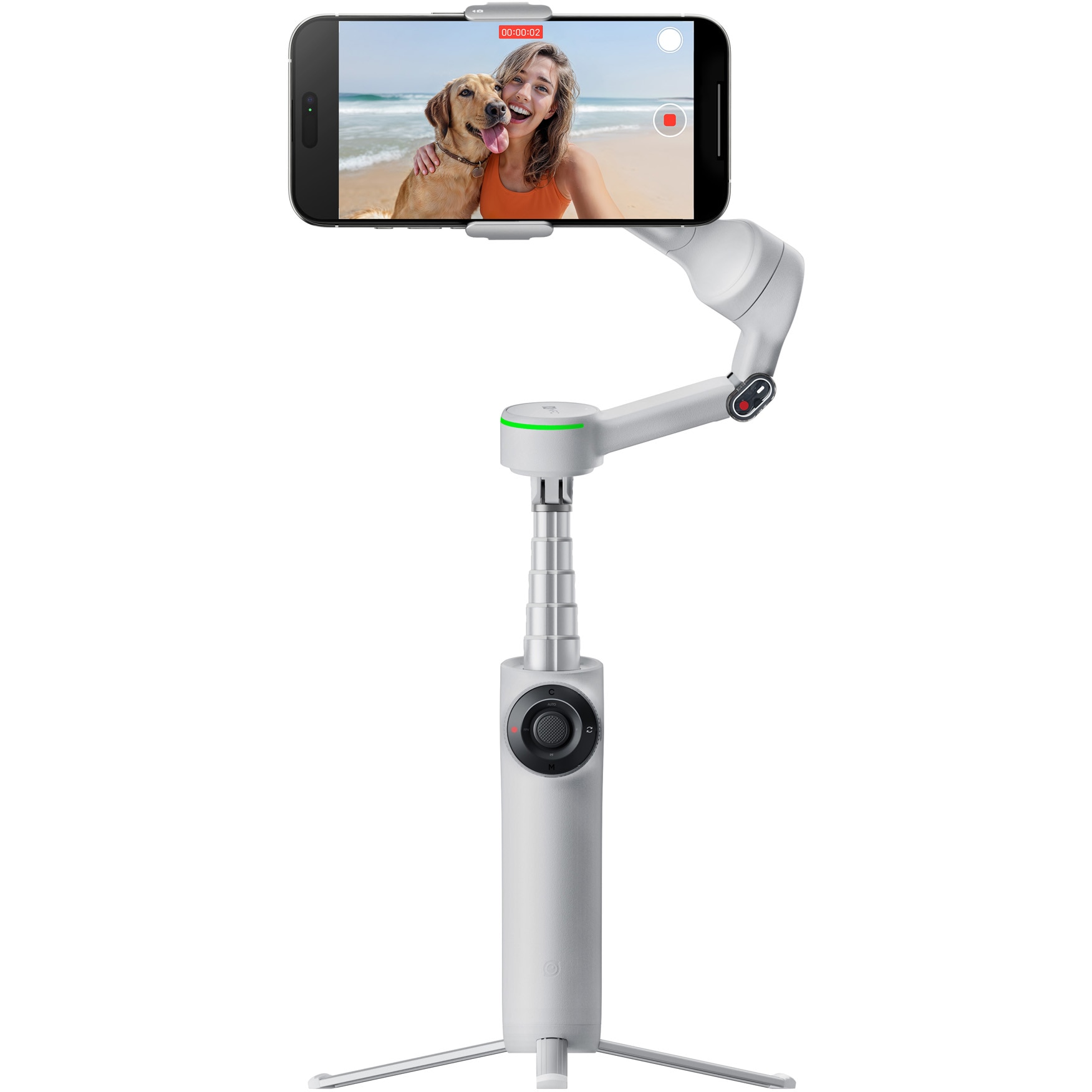 Insta360 Flow 2 Pro インスタ360 ストーングレー Sistem de stabilizare Insta360 Flow 2 Pro Standard, Stone Gray
