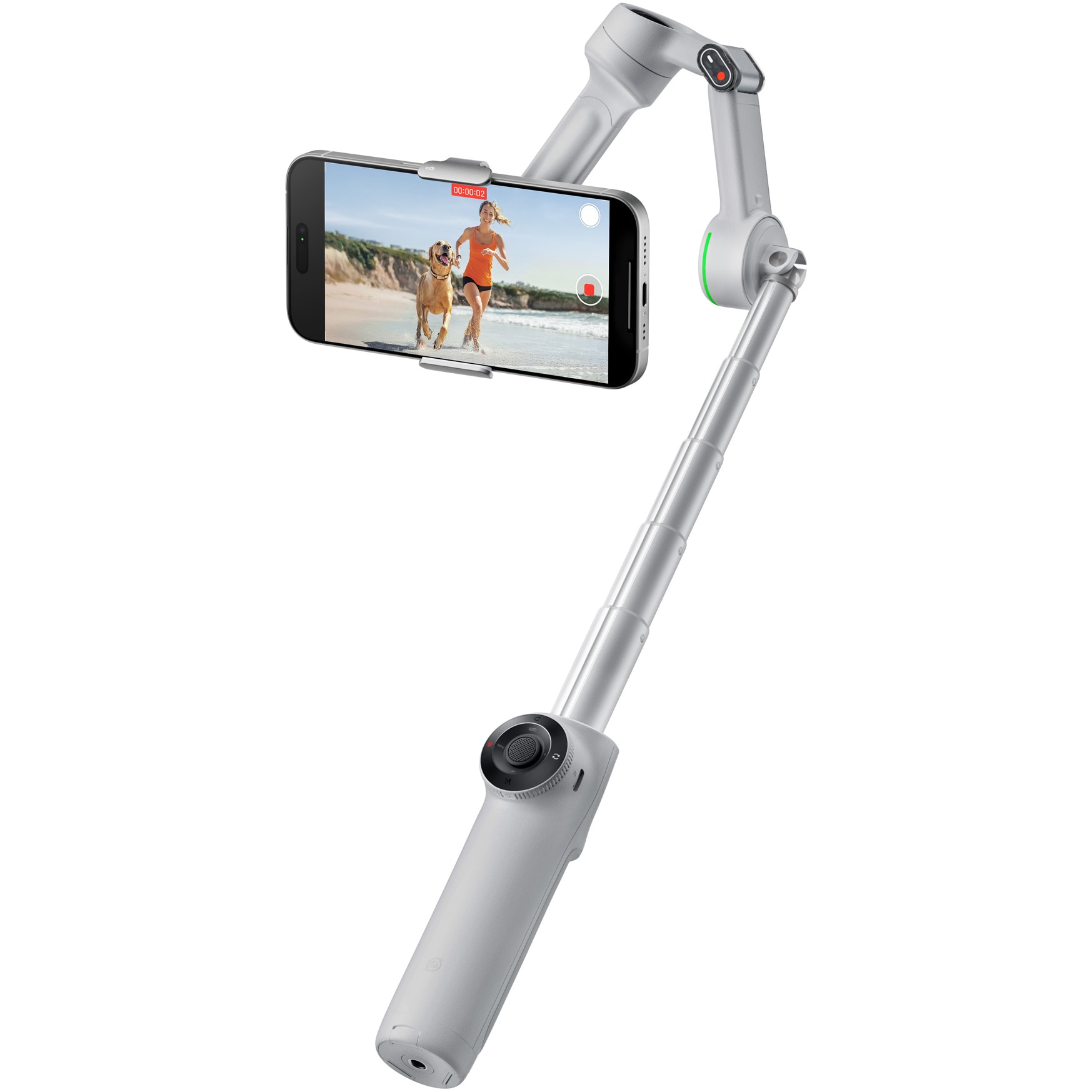 Insta360 Flow 2 Pro Stone Gray（ストーングレー） Sistem de stabilizare Insta360 Flow 2 Pro Standard, Stone Gray