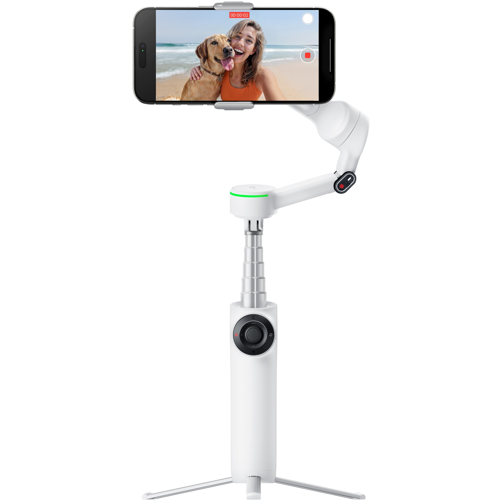 Stabilizator Insta360 Flow 2 Pro AI Tracker Bundle, Summit White