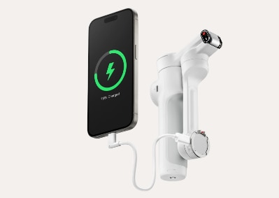 Sistem de stabilizare Insta360 Flow 2 Pro Creator Kit, Stone Gray
