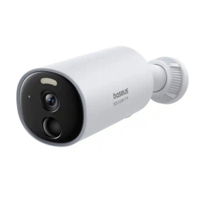 Baseus Security B1 megfigyelő kamera, 2K HD, AI-észlelés, színes éjszakai látás, 7800 mAh-s akkumulátor, kétirányú hang, IP67