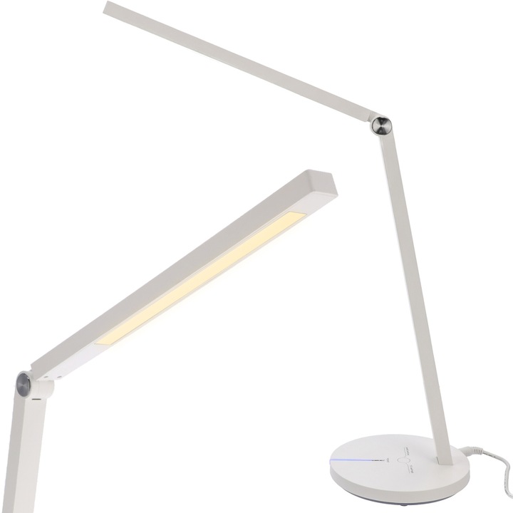 Lampa birou, LED, alb, 7W, 3 temperaturi de culoare