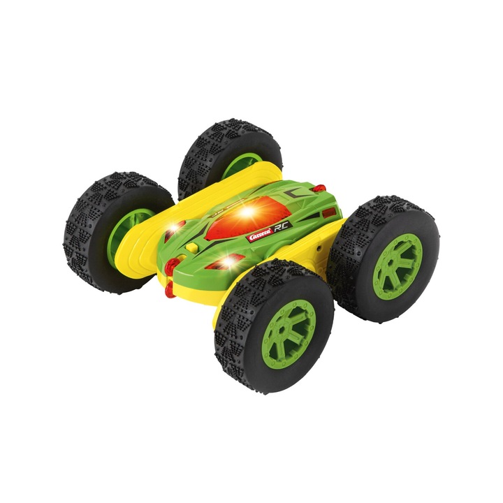 Carrera Mini Turnator 2.0 autó, elektromos, 1:24, zöld, sárga, 165x160x75mm