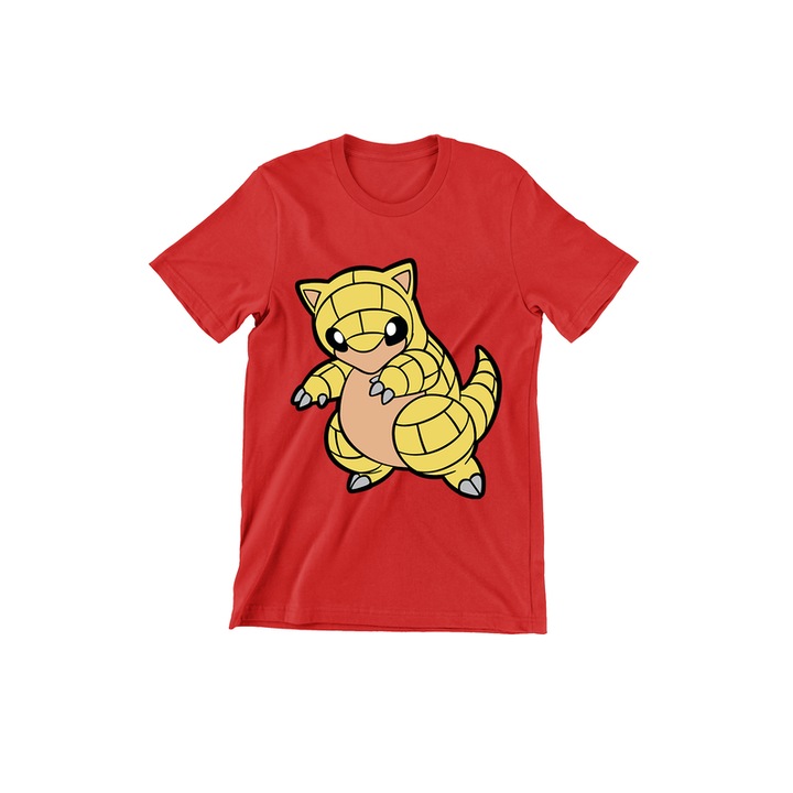 Tricou Barbati, Pokemon Universe, Sandshrew, rosu, XS