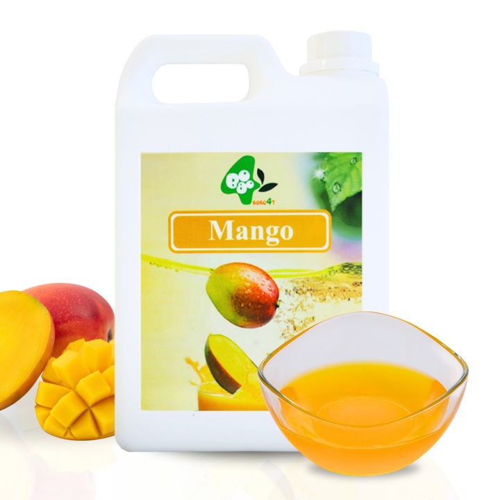 Sirop de Mango 2, 5 kg, Gust Exotic, Ideal pentru Bubble Tea si Deserturi