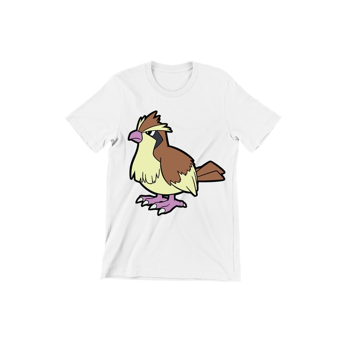 Tricou Barbati, Pokemon Universe, Pidgey, alb, 2XL