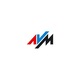 Телефон, AVM, бял, 40 м вътрешен