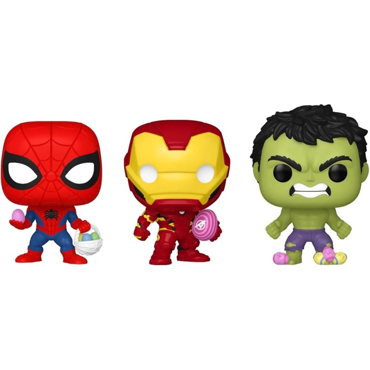Állítsa be 3 figurát Funko, Pocket Pop, Easter, Marvel, 4 cm