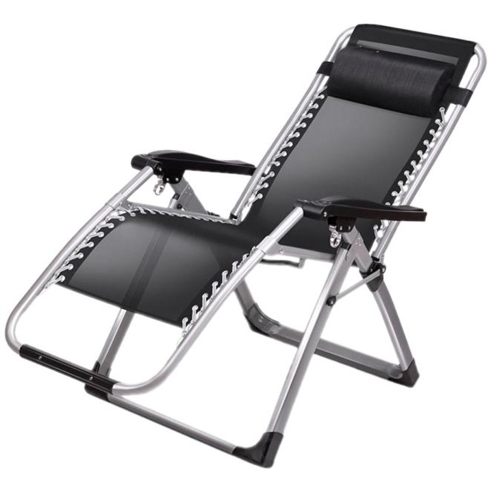 Nobo Kids összecsukható kerti napozóágy, 65x157x87cm, légáteresztő anyagú, fejtámlával, teherbírása 120kg, fekete