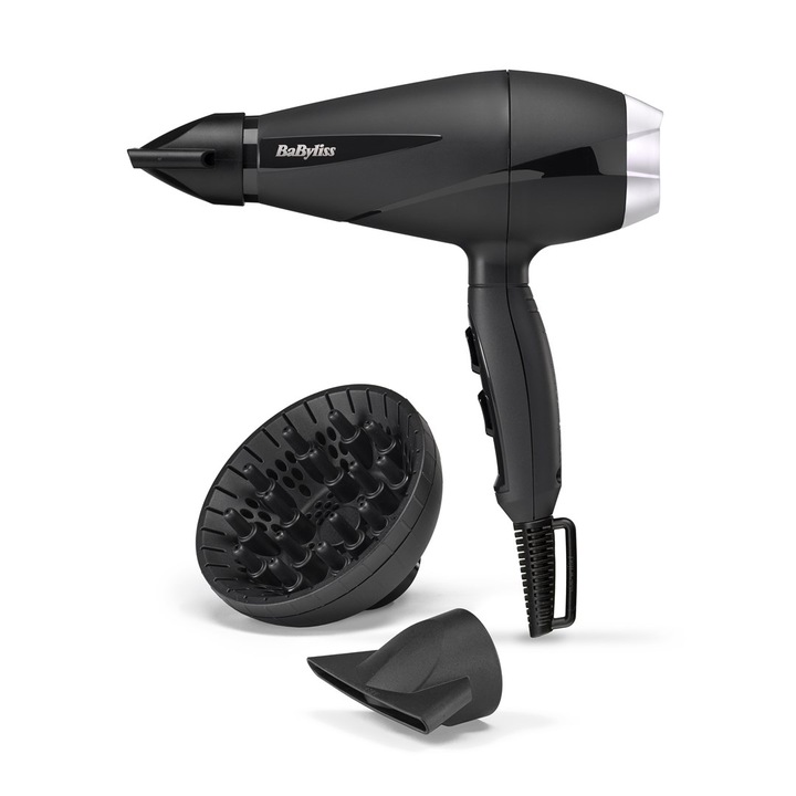 Сешоар BaByliss 6710DE, 2100W, 2 скорости, черен, 2.8m кабел