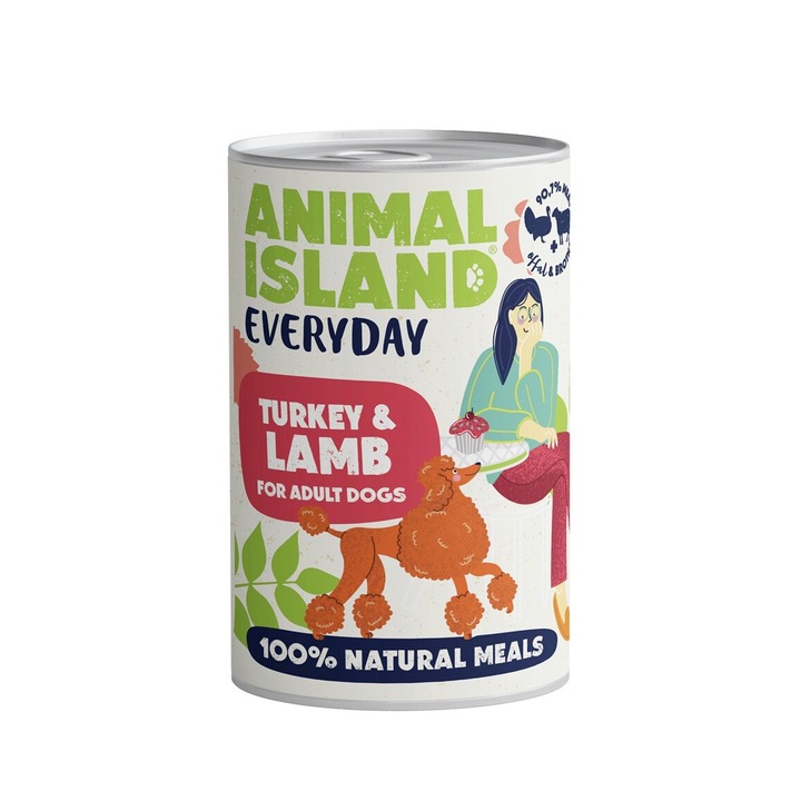 Nedves kutyaeledel, Animal Island, gluténmentes, 400g