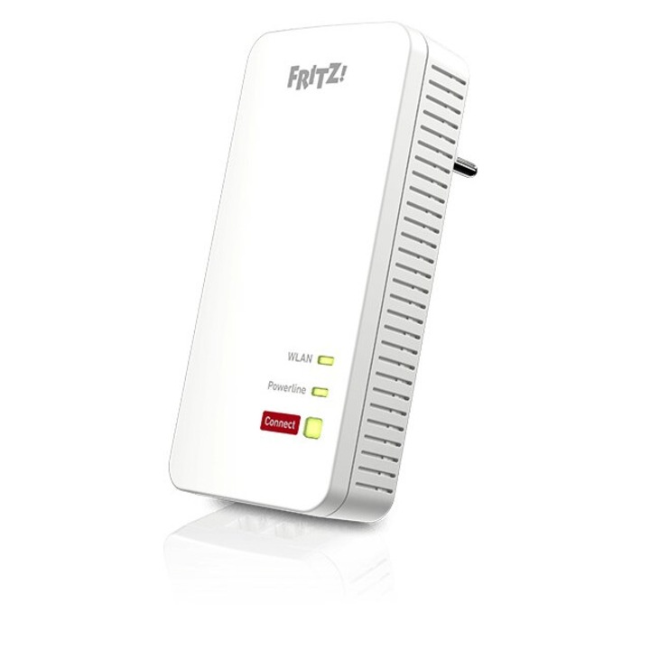 FRITZ!Powerline 1240 AX PowerLAN адаптер, 1200 Mbit/s, бял