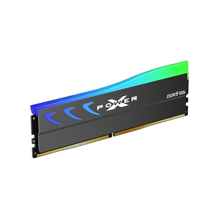 Silicon Power XPOWER Storm DDR5 RAM, 32 GB (2x16 GB), 6000 MHz, szürke, 133,4x43,5x8,8 mm