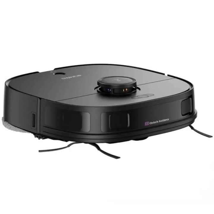 Прахосмукачка робот Eureka J12, 5000Pa, 3л, 300м2, Автономия до 150 мин, LiDAR, DuoDetect AI 3D, Гласов контрол, HEPA 11, Черен