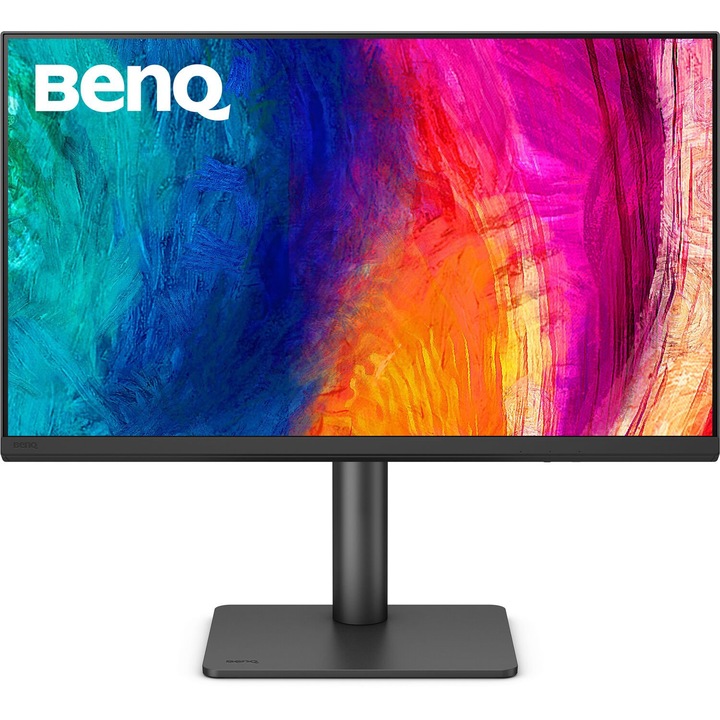 Monitor BenQ PD2706QN, 27", LED, IPS, 2560 x 1440, 1 x HDMI 2.0, USB Type-C DisplayPorttal, 1 x DisplayPort 1.4, 1 x Audio bemenet, 3 x USB 3.2 Downstream, 1 x USB 3.2 x Type-C Upstream, 2 x USB Type-C bemenet, 2 x USB Type-C bemenet