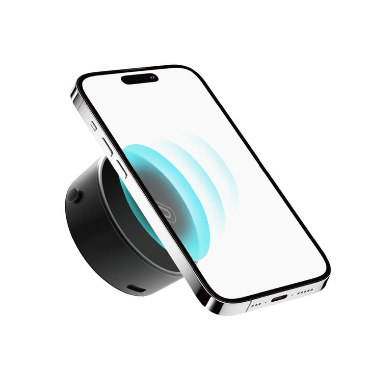 Suport auto XO, Suction cup Magnetic 360 Rotating C155, negru