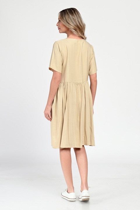 Közepes hosszúságú női ruha, hétköznapi V308