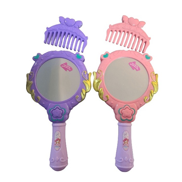 Детско вълшебно огледало с приказки и песнички, Български език, Лилав / Розов