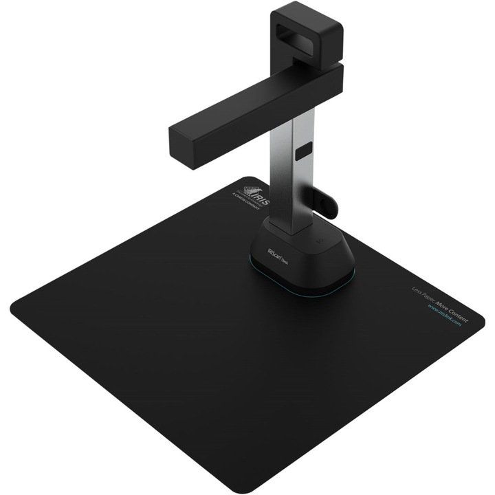 Szkenner, IRIScan, 6-os asztal, 300 x 300 dpi, 12 MP, 210 x 297 mm, fekete