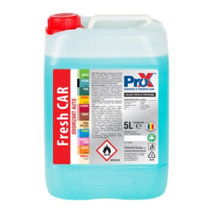 Pro-x Fresh Car Ocean концентриран ароматизатор за кола, 5л