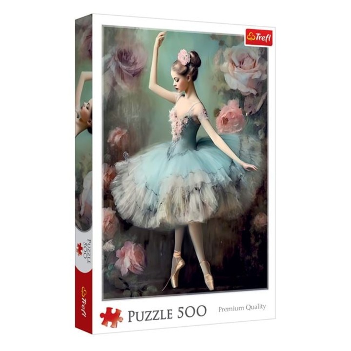 Винтидж пъзел Балерина (500 части) - Trefl