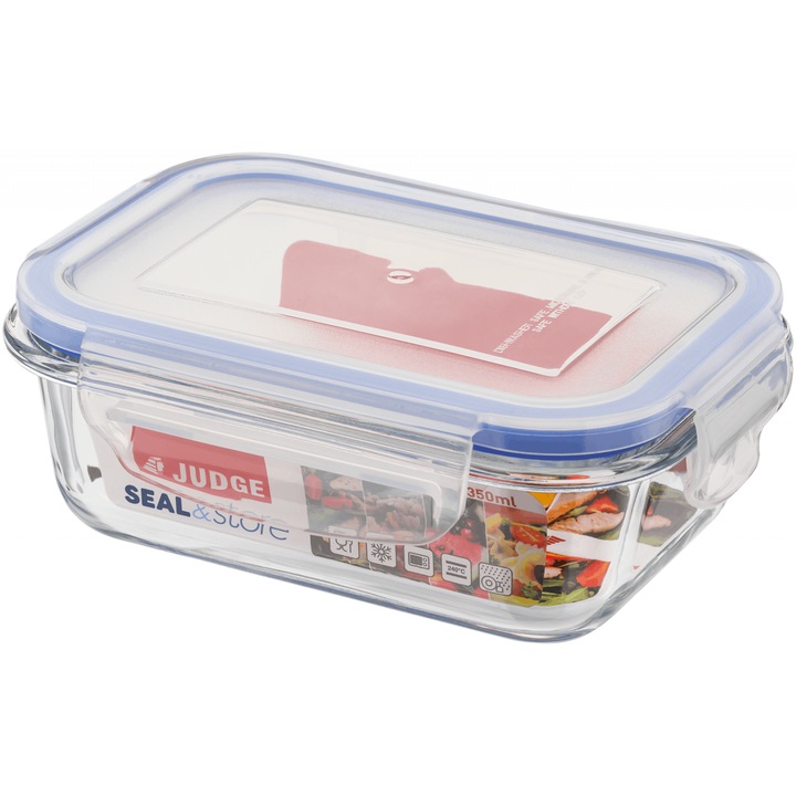 Caserola sticla Judge 1400 ml, capac cu inchidere ermetica