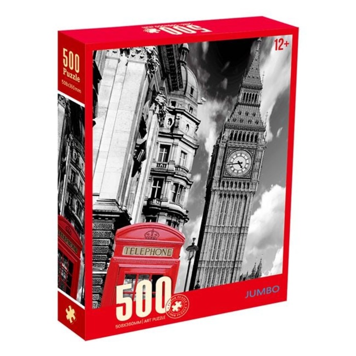 Big Ben Piros telefonfülke puzzle (500 darab)