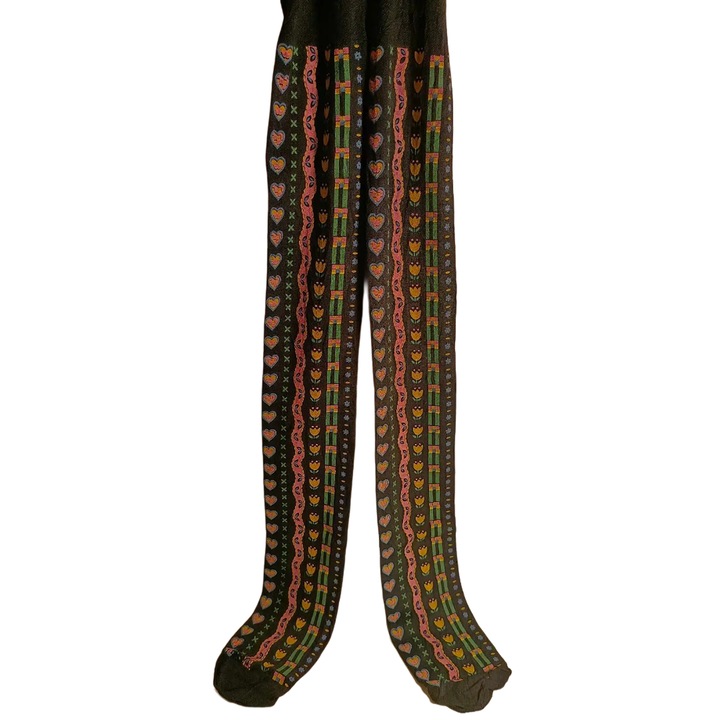 Lány harisnyanadrág, Krebo, poliamid/elasztán, többszínű, 128-134 CM