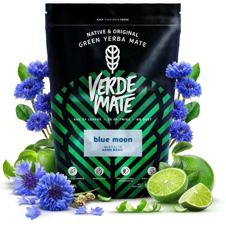 Ceai Yerba Mate, Verde Mate Green Blue Moon 500g