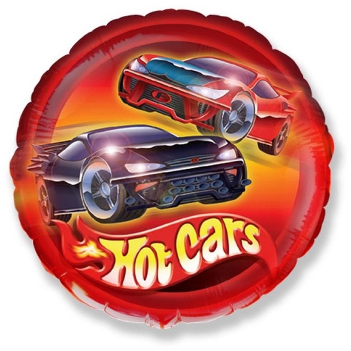 Balon Folie Rotund Hot Wheels, 45 cm, 401543