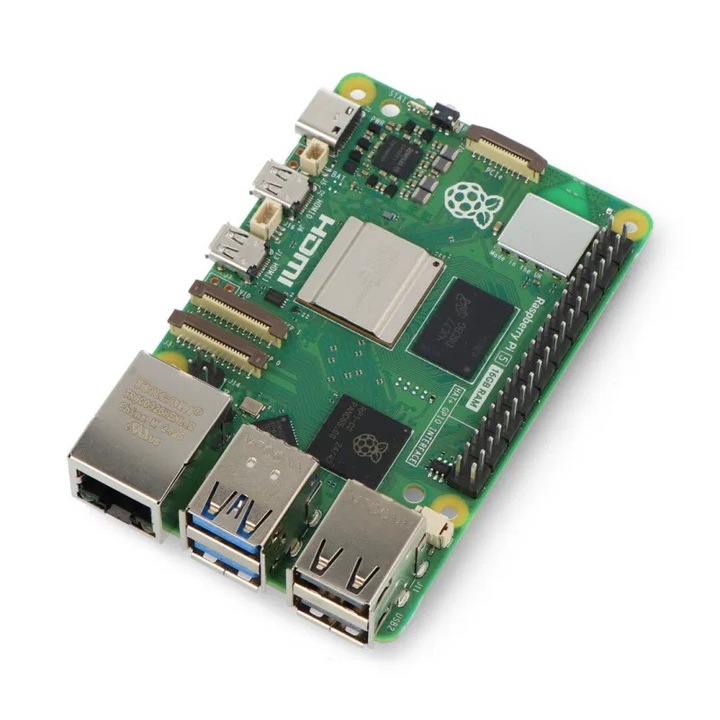 Едноплатков компютър, Raspberry Pi, Raspberry PI 5, 16GB, 2.4GHz