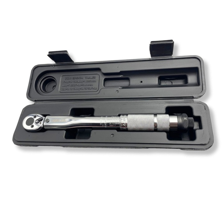 Професионален динамометричен ключ, KB GLOBAL, 1/4" 5 - 25NM