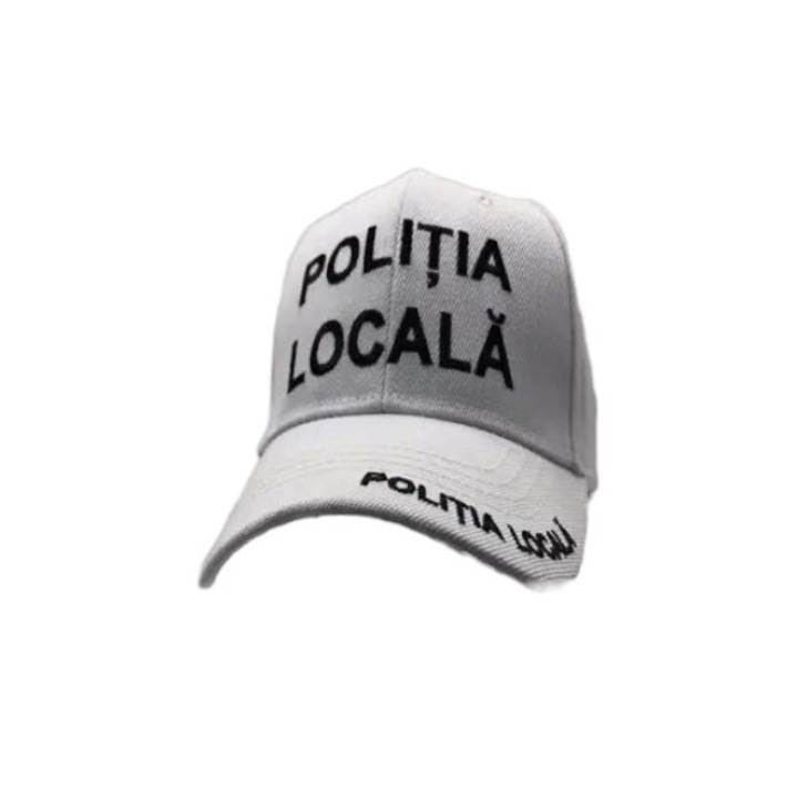 Fehér teljes sapkás helyi rendőrség