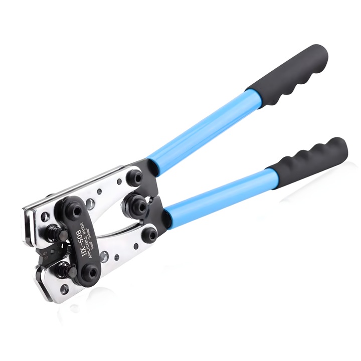 Krimpelő fogó réz és alumínium végű kábelekhez, Zola, munkatartomány 6-50 mm², 39 cm