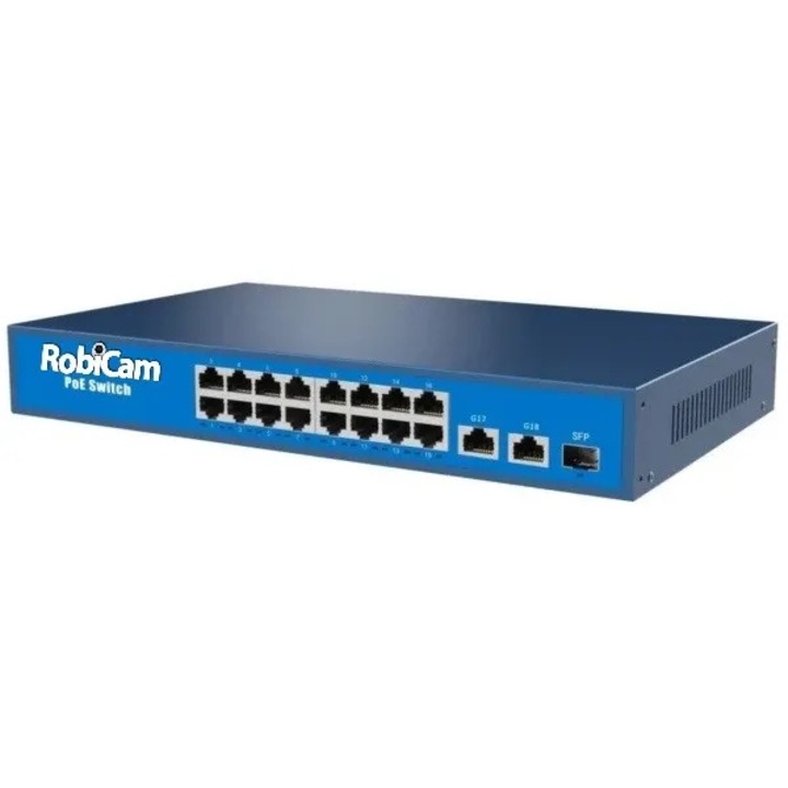 Суич RobiCam 18 портов, PoE
