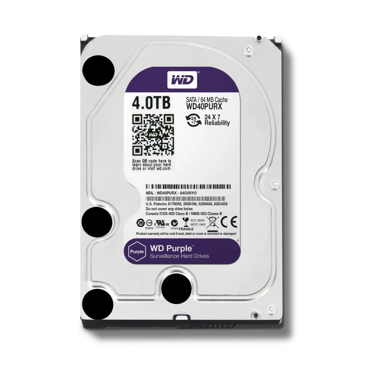 Hard disk, robicam, WD Purple, 4TB - eMAG.ro